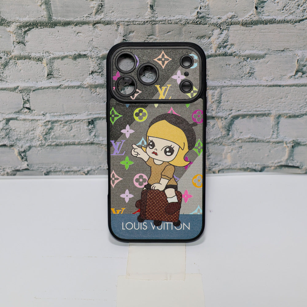 Luxury Monogram Anime Style Case for iPhone 13-18 Pro & Pro Max