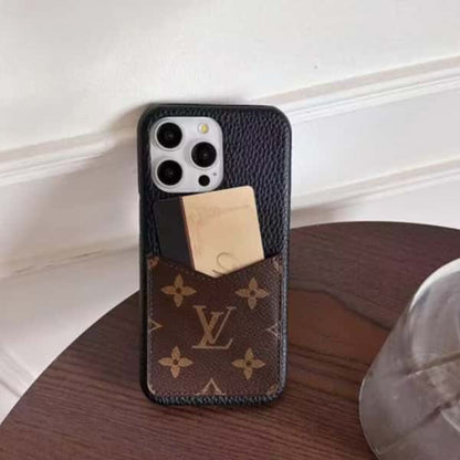 Leather Card Slot Case For iPhone 16 15 14 Case Roxy New 2