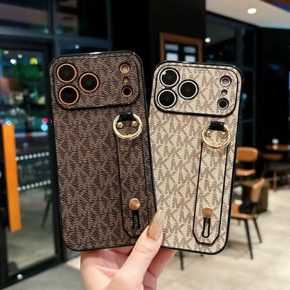 Classic MK iPhone Case Hand Strap for Iphone 12-18 Pro & Pro Max