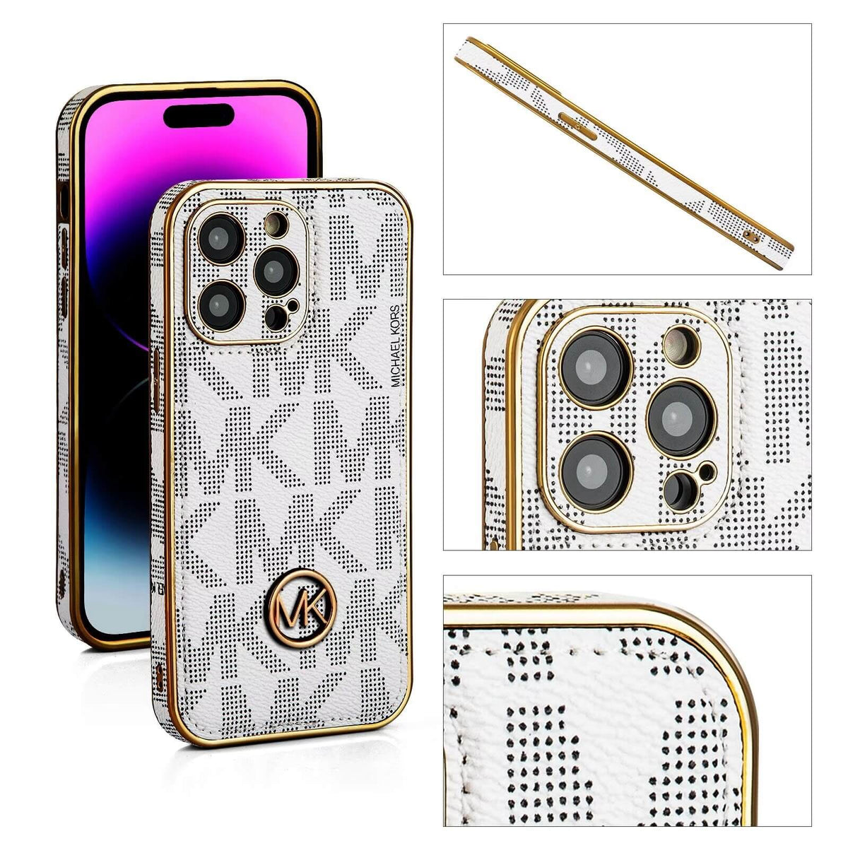 Michael Kors Premium Phone Case with Camera Cover For iPhone 13-18 Pro & Pro Max