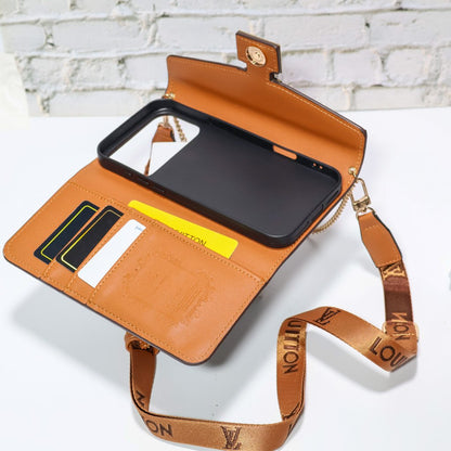 Luxury Wallet Phone Case Card Holder For iPhone 12-18 Pro & Pro Max
