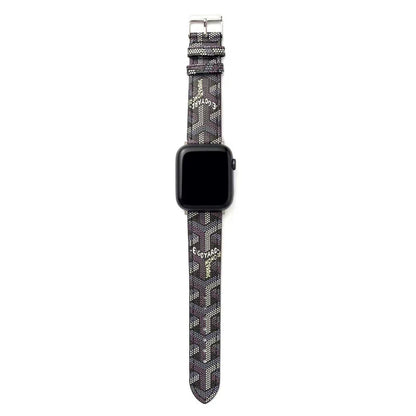 Premium Black GYD Monogram Watch Strap for Apple Watch