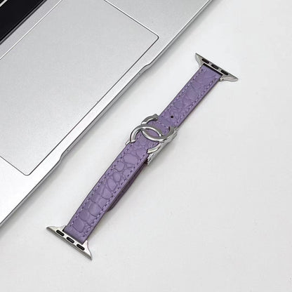 Double-C Leather Strap