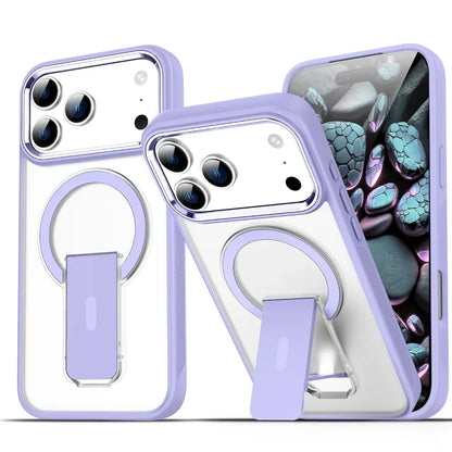 Folding Stand Holder Magsafe Shockproof  Phone Case For iPhone