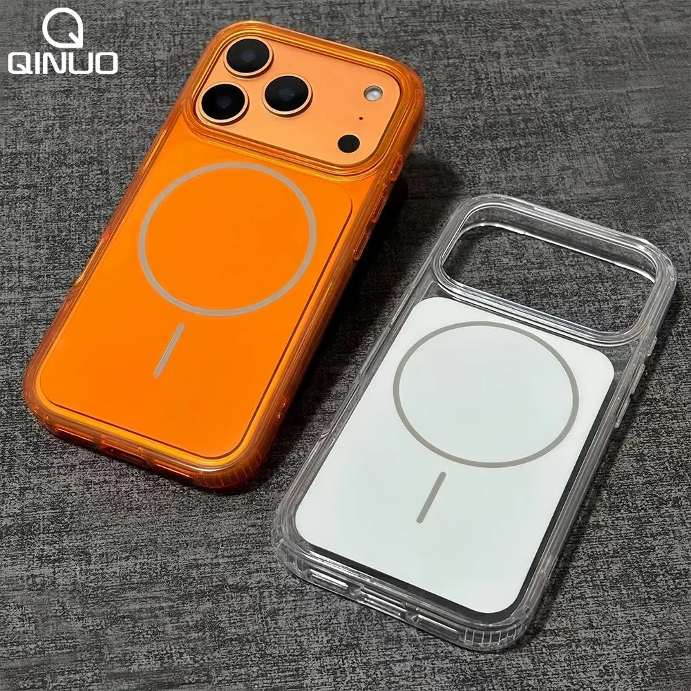 Magnetic Wireless Shockproof Phone Case for iPhone 17/ 16/ 15/ 14