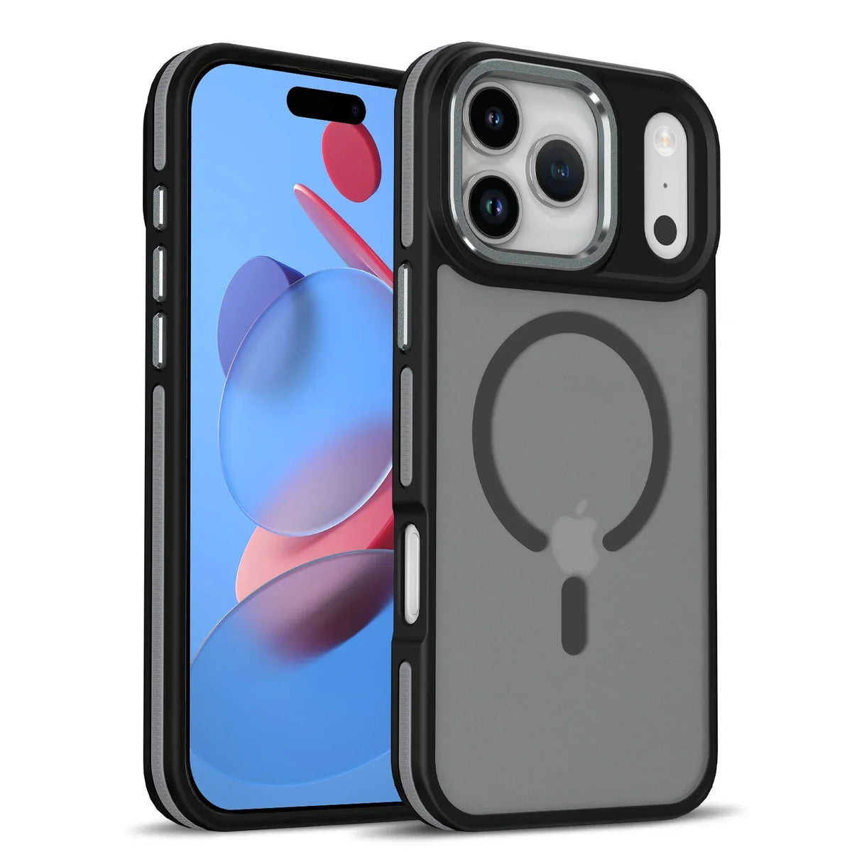 Matte Translucent Shockproof Magnetic Case For iPhone 12-18 Pro & Pro Max