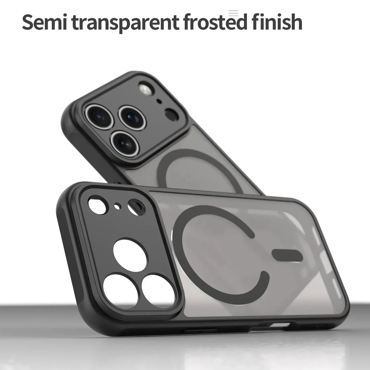 Shockproof Skin feel Matte Translucent Magnetic Case For iPhone 17 /16 /15 /14 THEROXYMOB