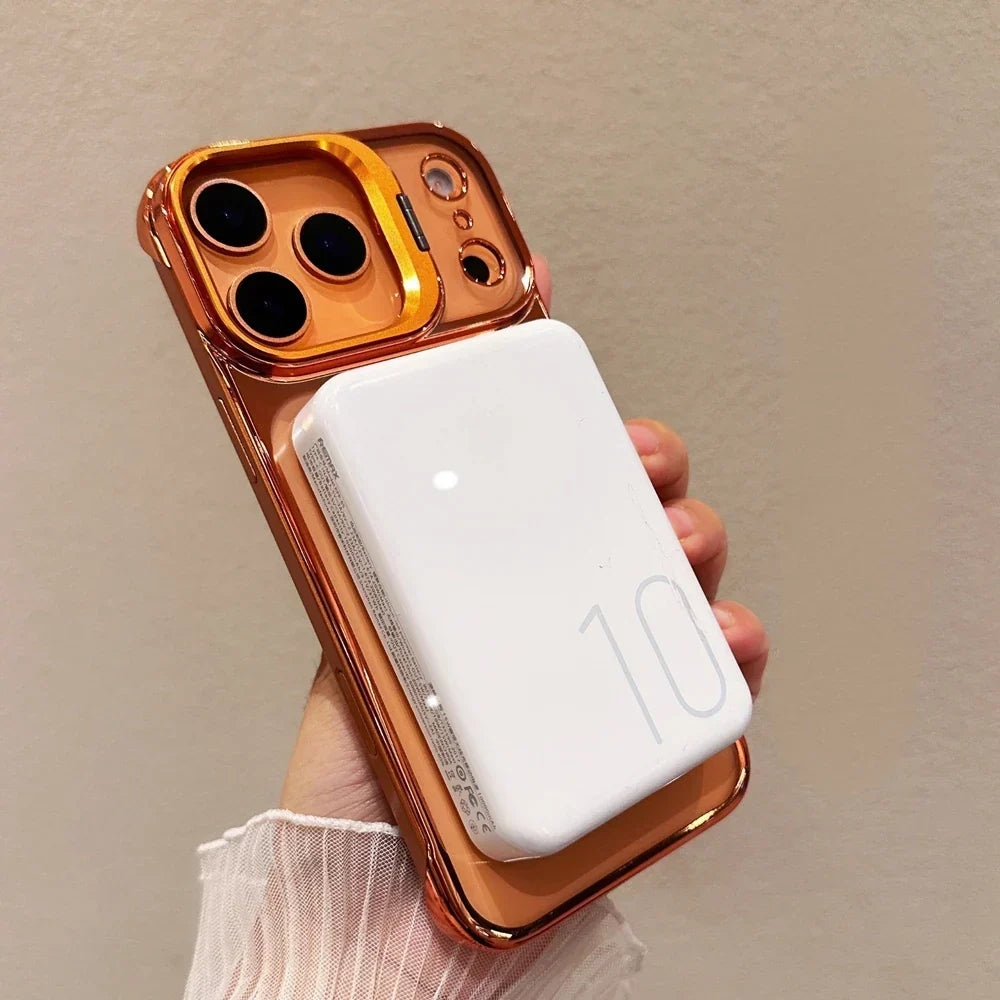 Luxury Plating Broderless Ultra Thin Magsafe Case for iPhone 12-18 Pro & Pro Max