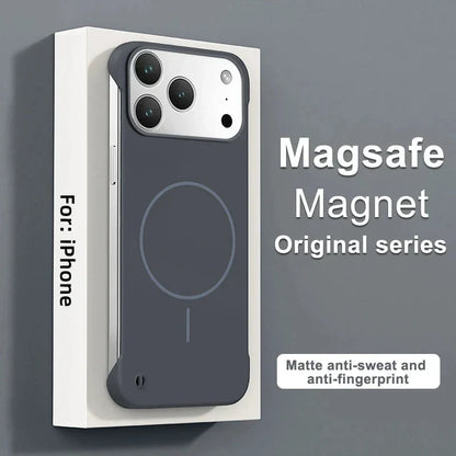 Frameless Magnetic Case For iPhone 17/ 16 /15 /14 THEROXYMOB