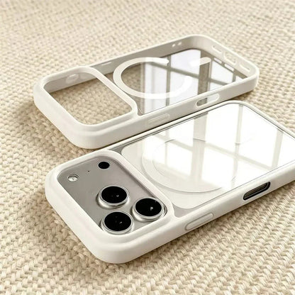Aero Frame Max™ - Luxury Magnetic Transparent Case for iPhone 13-18