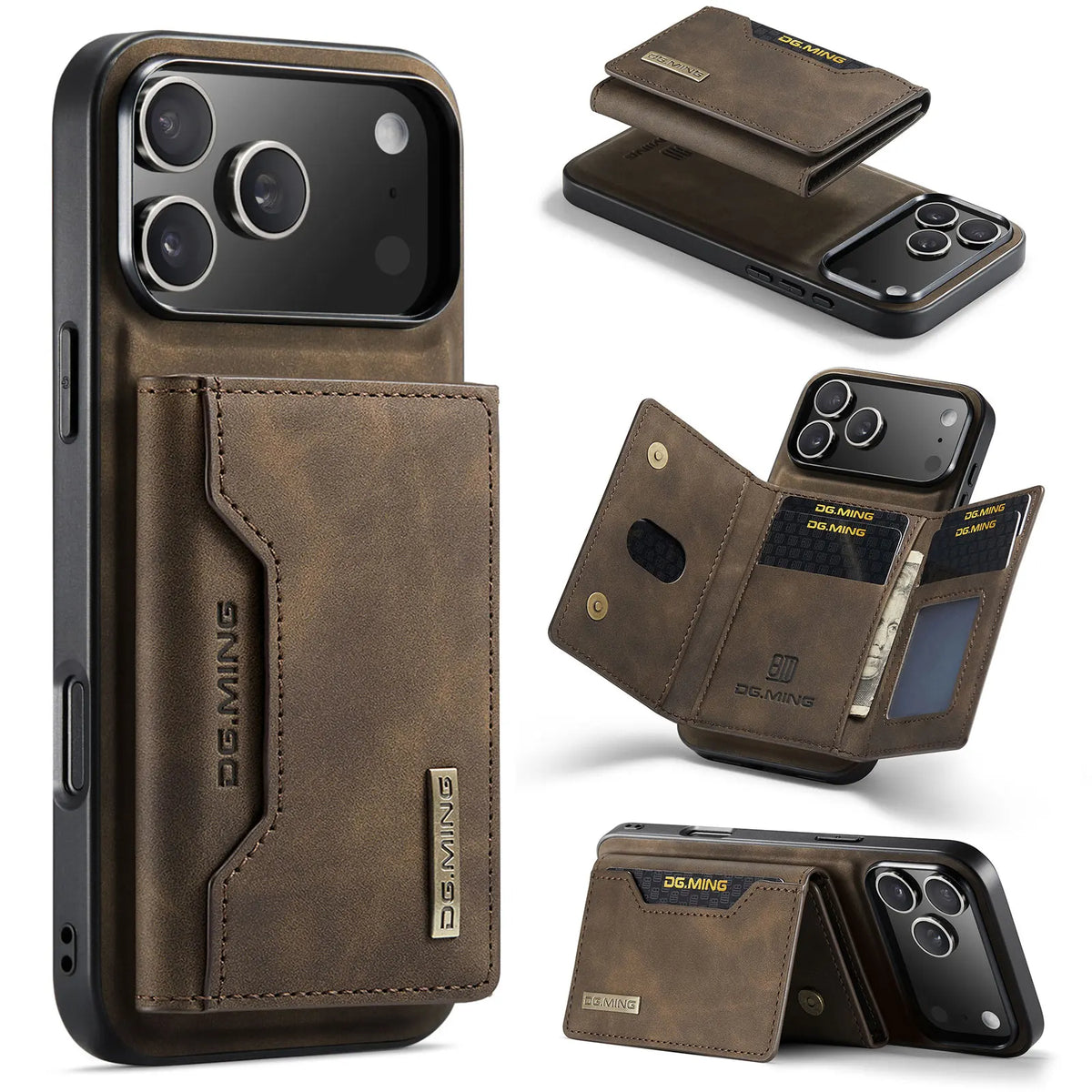 Detachable Magnetic Leather Phone Case Wallet Cover Cards Holder Pocket
For iPhone 17 / 16 / 15 /14