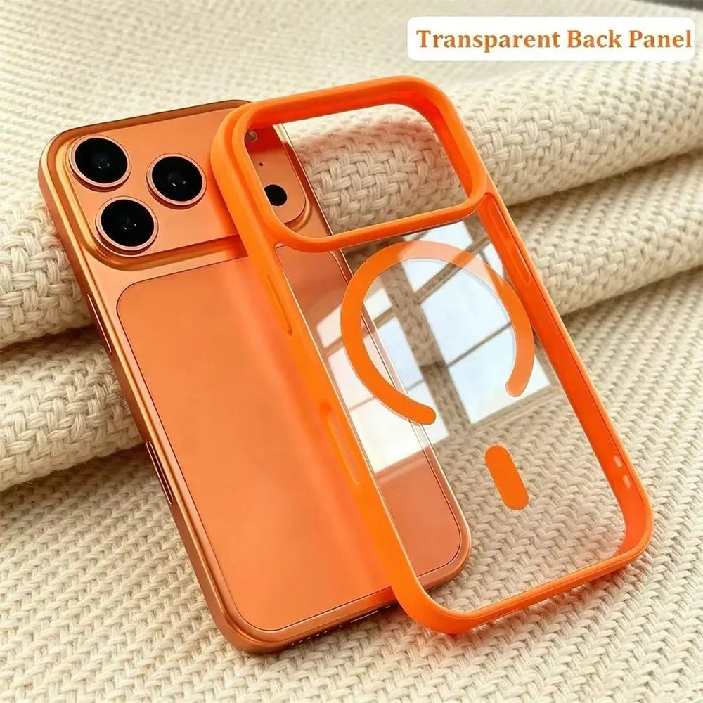 Aero Frame Max™ - Luxury Magnetic Transparent Case for iPhone 13-18