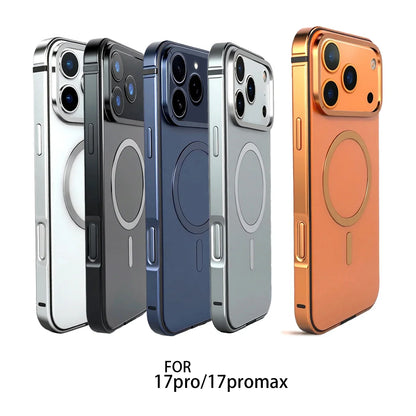 High-quality magnetic Phone case with anti-drop metal frame for iPhone 17