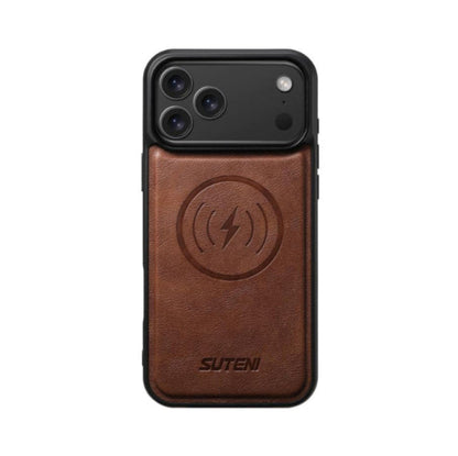 Cowhide Leather Magnetic Phone Case For iPhone 12-18 Pro & Pro Max
