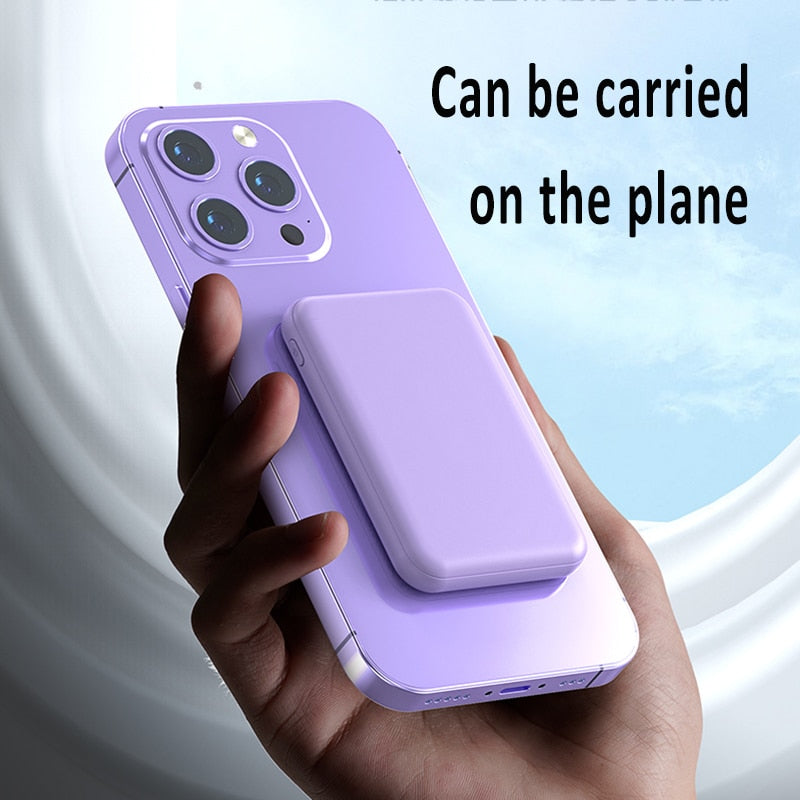 20000mAh Magnetic Power Bank Mini Portable Fast Charging Luxury_Covers