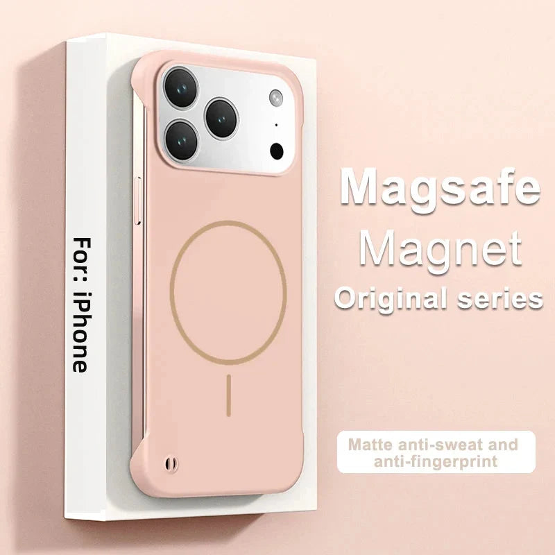 Frameless Magnetic Case For iPhone 17/ 16 /15 /14 THEROXYMOB