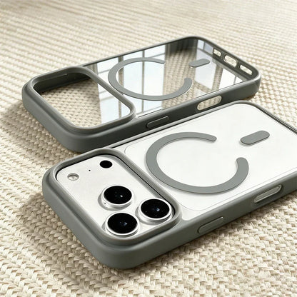 Aero Frame Max™ - Luxury Magnetic Transparent Case for iPhone 13-18