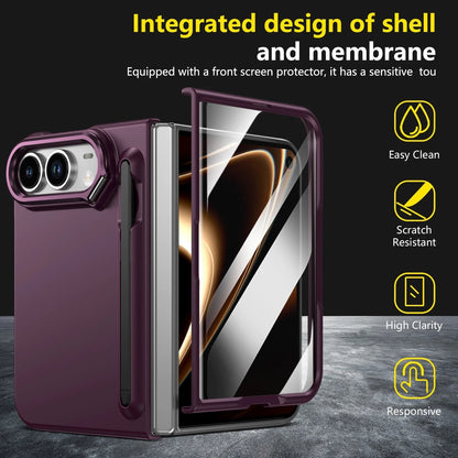 Full Protection Kickstand Case With Stylus for iPhone Duo