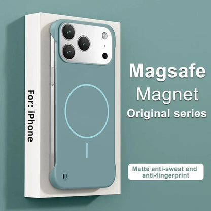 Frameless Magnetic Case For iPhone 17/ 16 /15 /14 THEROXYMOB