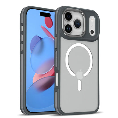 Matte Translucent Shockproof Magnetic Case For iPhone 12-18 Pro & Pro Max