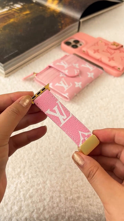 LV Luxury Leather Card Holder Phone Case for iPhone 17 16 15 14 THEROXYMOB