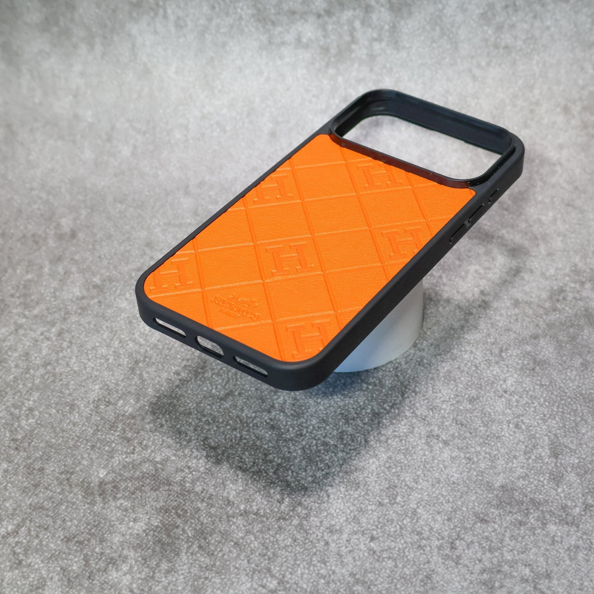 Stamped Diamond Leather Case - iPhone 12-18 Pro & Pro Max
