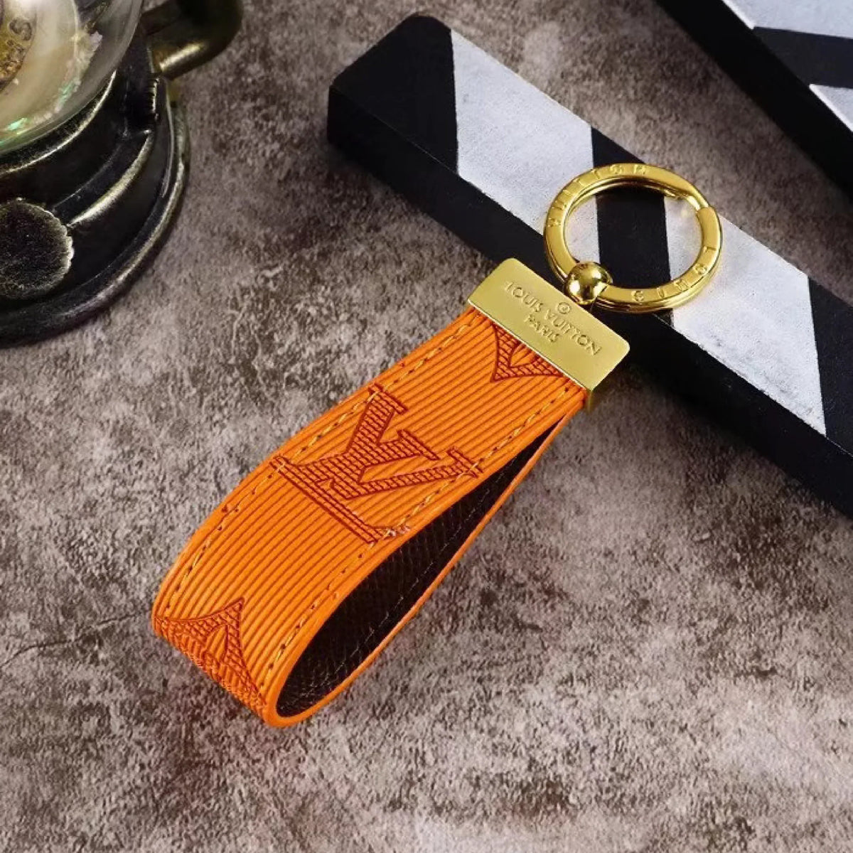 Luxury Louis Vuitton Captivating Leather & Acrylic Key Holders