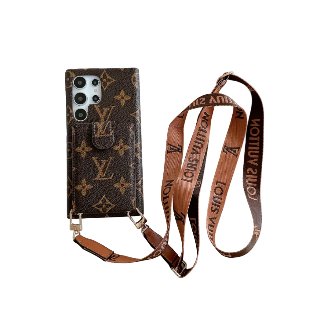 Brown Card Wallet Galaxy Case For Samsung Roxy New