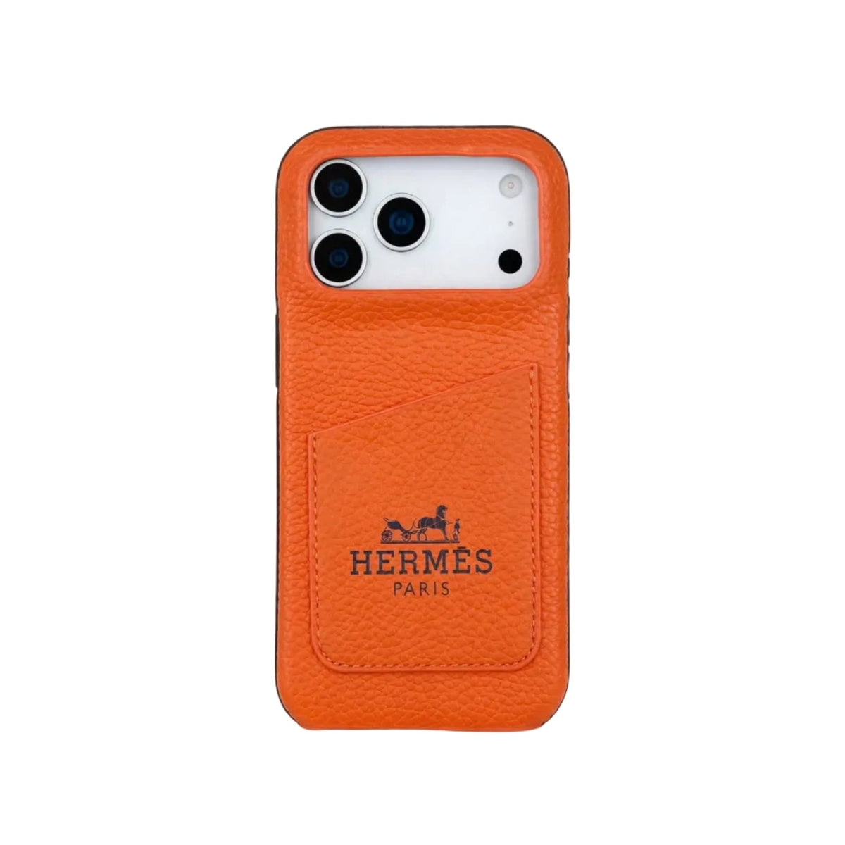 Luxury Pocket Designer Case with Logo - iPhone 12-18 Pro & Pro Max