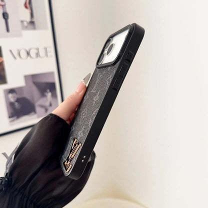 Luxury Brand Leather Phone Case for iPhone 13-18 Pro & Pro Max