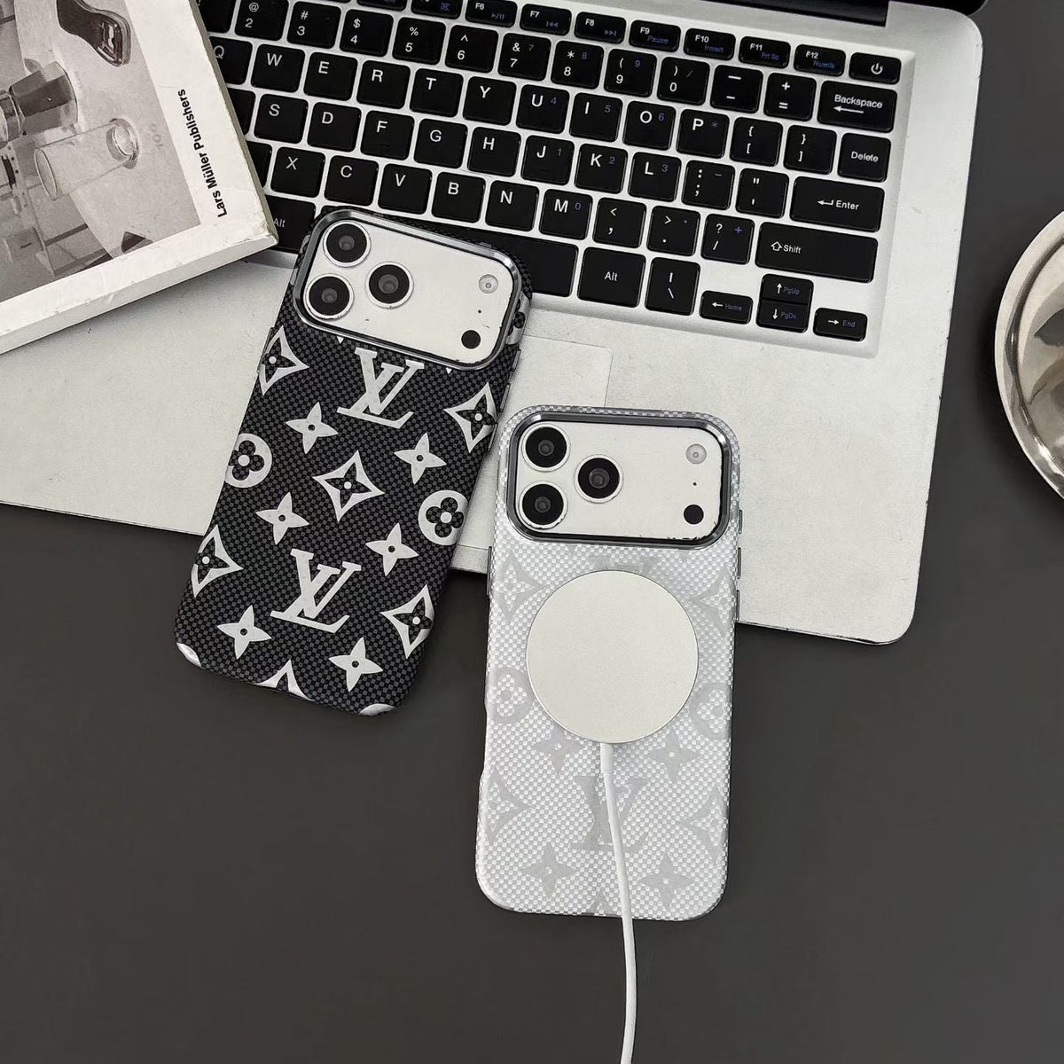 Luxury Monogram Pattern iPhone Case For iPhone 14-18  Pro & Pro Max
