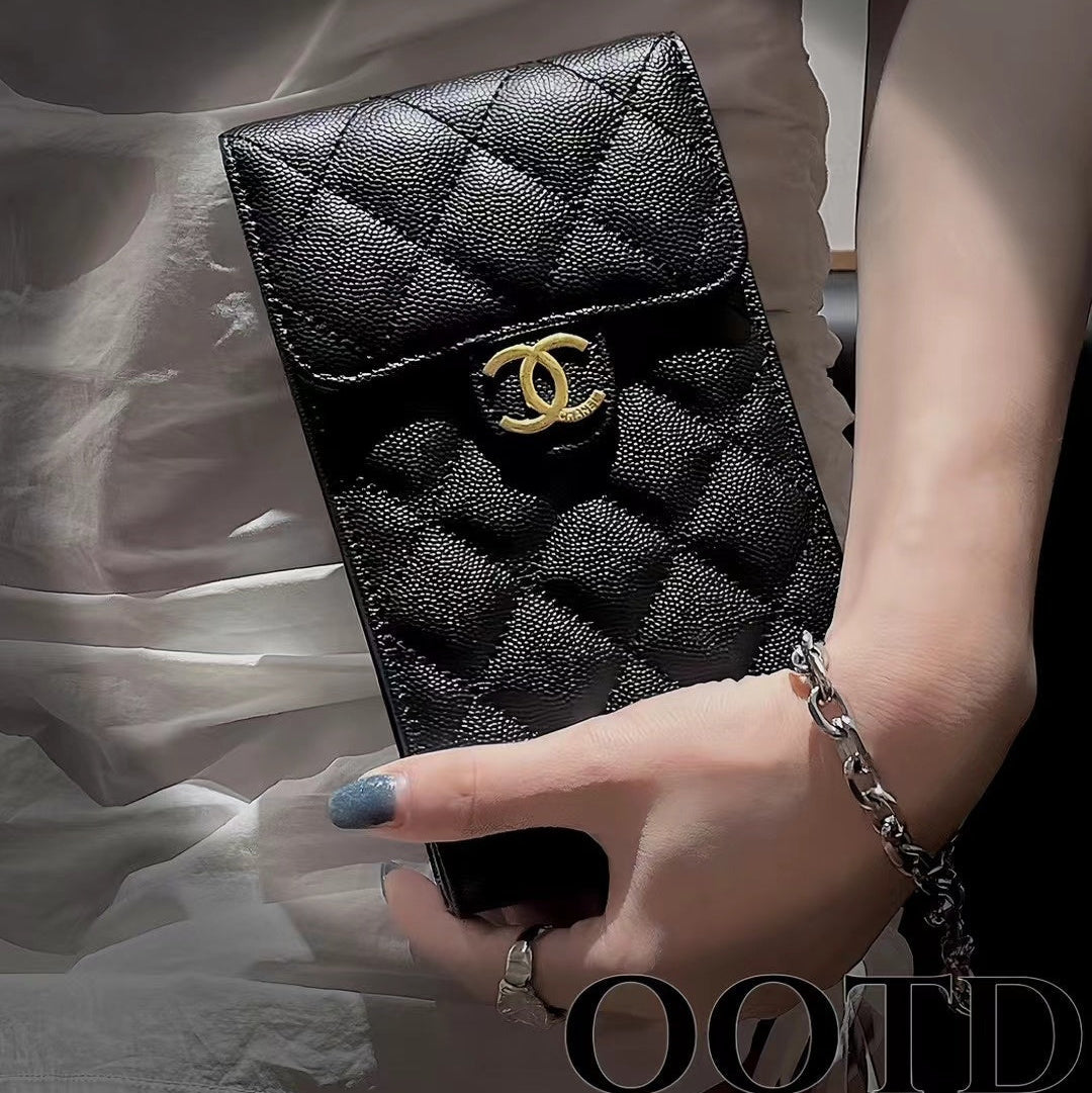 Luxury Genuine Leather Crossbody Phone Bag Elegant Tote Bag
