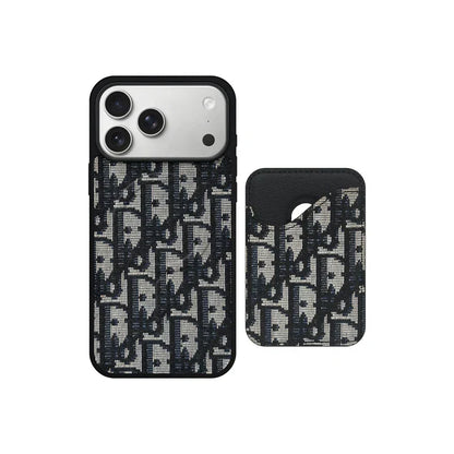 Luxury Dior Wallet Case - iPhone 12-18 Pro & Pro Max