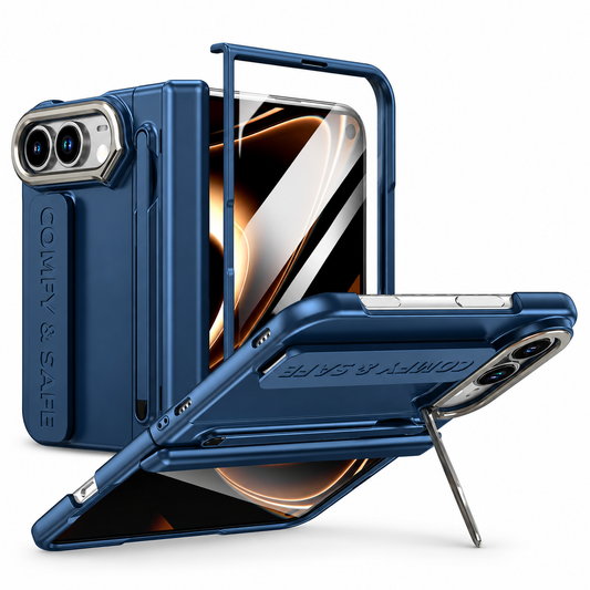 Hinge Stand Pen Case for iPhone Duo