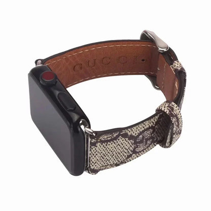 Gucci Luxury Leather Apple Watch Band