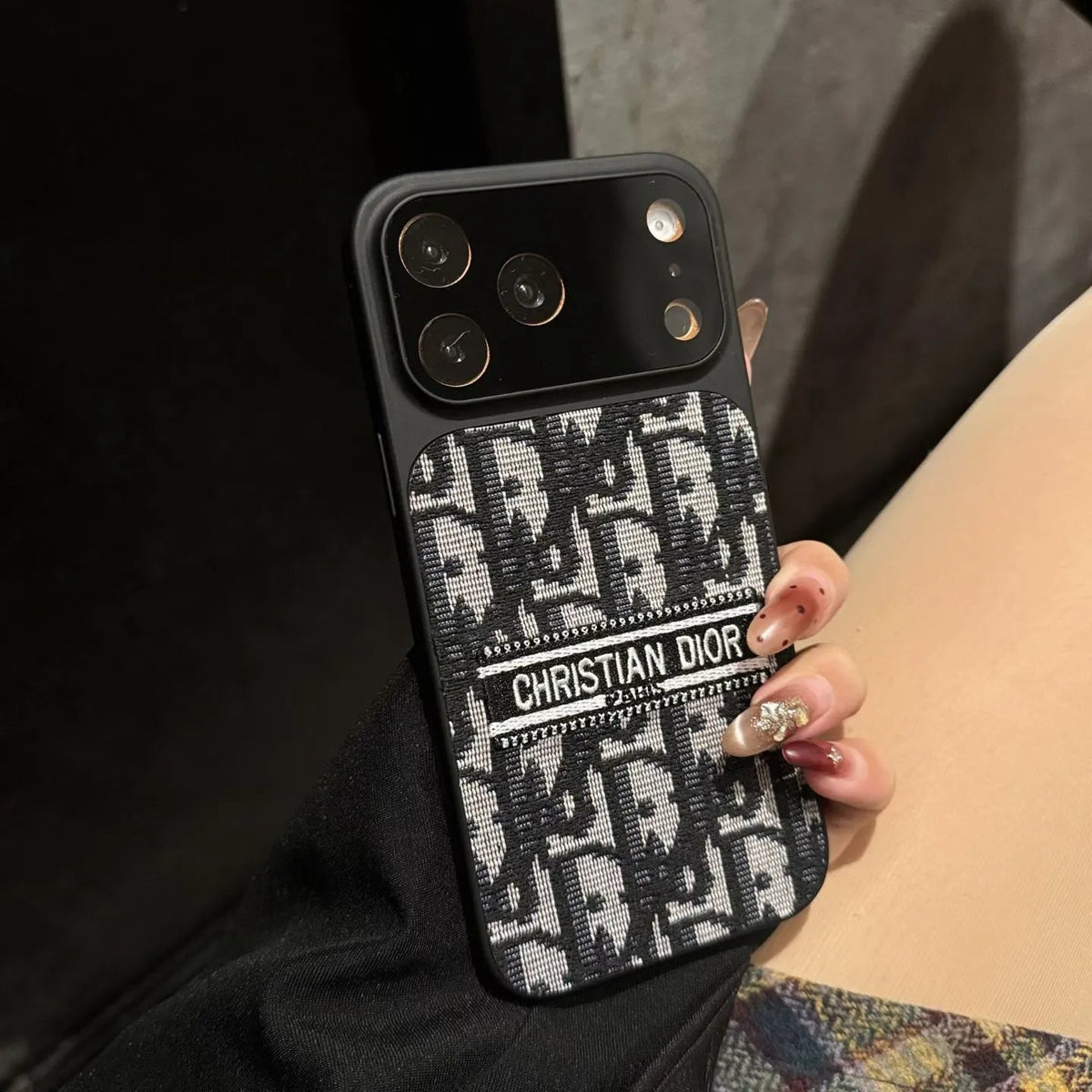 Luxury Monogram Designer Dior Cover for iPhone 12-18 Pro & Pro Max