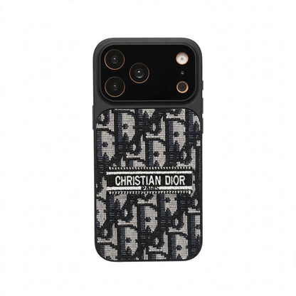 Luxury Monogram Designer Dior Cover for iPhone 12-18 Pro & Pro Max