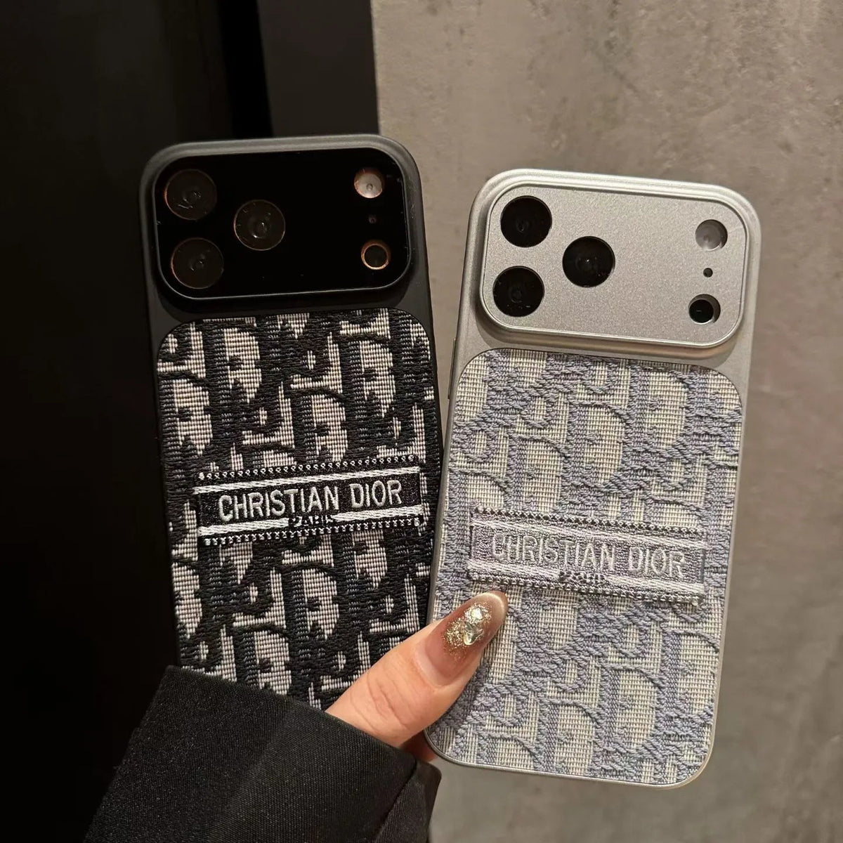 Luxury Monogram Designer Dior Cover for iPhone 12-18 Pro & Pro Max