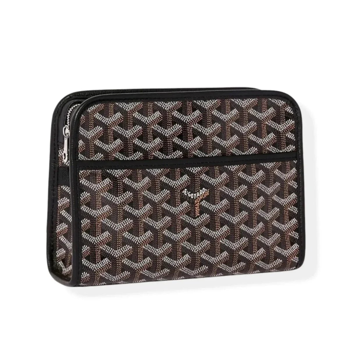 Goyard Jouvence MM black Goyardine Canvas Toiletry Pouch