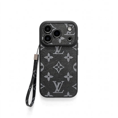 LV Phone Monogram Case with Strap For iPhone 13-18 Pro & Pro Max