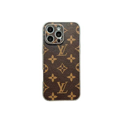 Luxury LV Leather Phone Case For iPhone 13-18 Pro & Pro Max