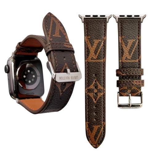 CLASSIC BROWN  LUXURY STRAP FOR APPLE WATCH Roxy New 2