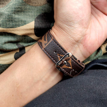 CLASSIC BROWN  LUXURY STRAP FOR APPLE WATCH Roxy New 2