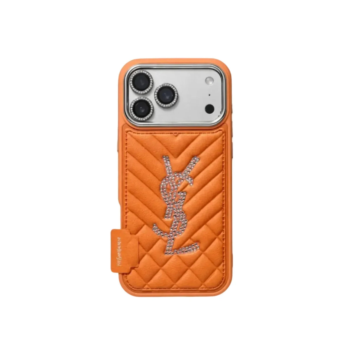 Luxury YSL Quilted Leather Phone Case For iPhone 13-18 Pro & Pro Max