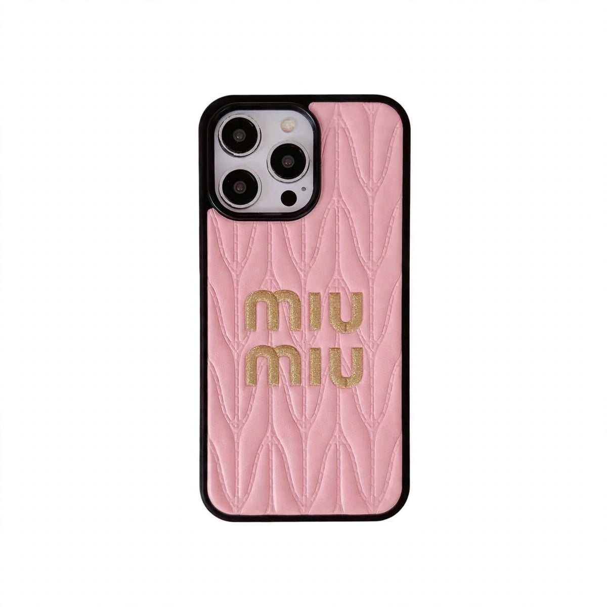 Luxury Miu Miu Brand Phone Case for iPhone 13-18 Pro & Pro Max