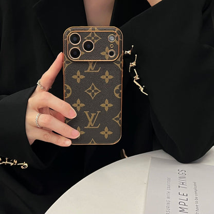 BROWN COLOR PHONE CASE FOR IPHONE 12-18 Pro & Pro Max