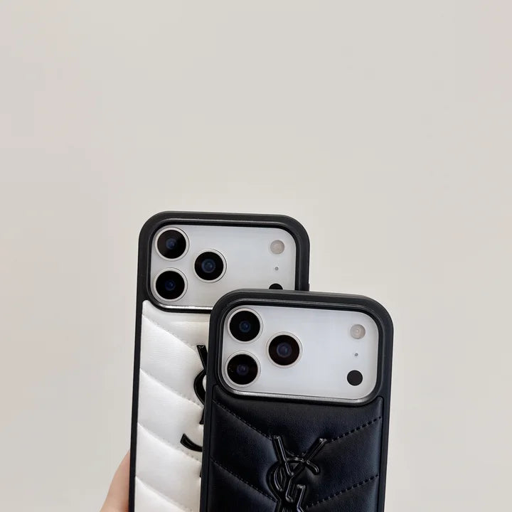 Luxury YSL Phone Case for iPhone 13-18 Pro & Pro Max