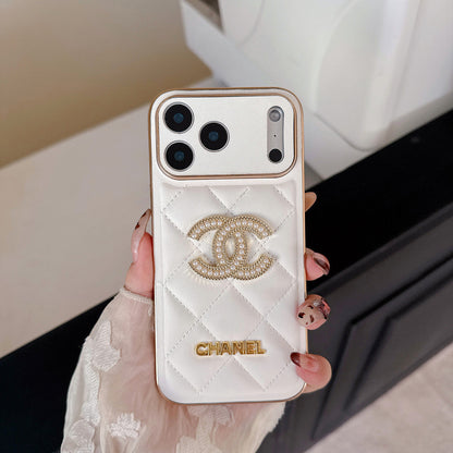 Luxury Chanel Phone Case For iPhone 12-18 Pro & Pro Max