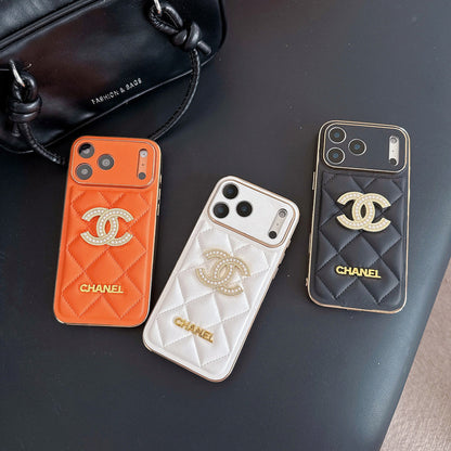 Luxury Chanel Phone Case For iPhone 12-18 Pro & Pro Max