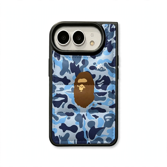 Urban Camouflage Puffer Style Case for iPhone Duo